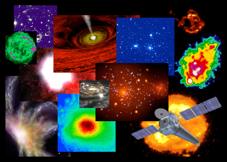 collage of astronomical images