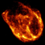 Distant Supernova Remnant Imaged by Chandra's High Resolution Camera