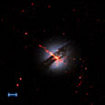 Centaurus A, X-ray/Optical w/Scale