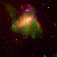 NGC 1569 X-ray/Optical Composite